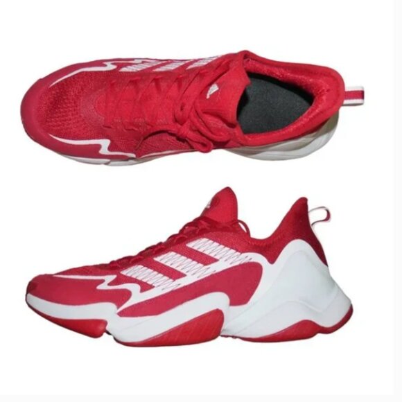 Adidas SM Impact FLX Football Turf Shoes Men's Size 15 Patrick Mahomes Red NEW - Picture 1 of 9